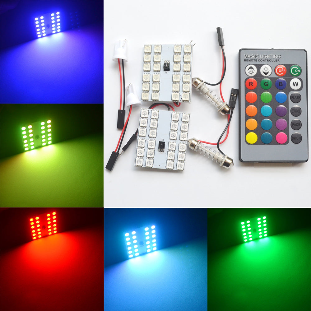 Remote Control RGB Car Light