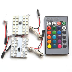 Remote Control RGB Car Light