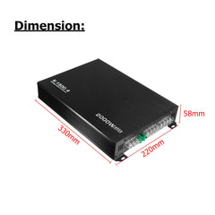 Aluminum Car Audio Amplifier